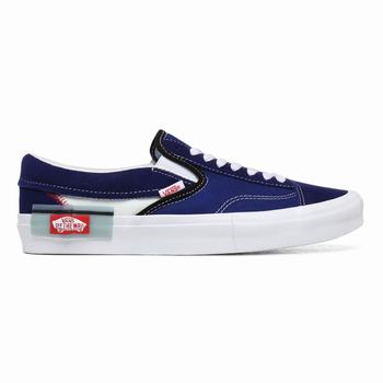 Vans CAP - Naisten Slip-on kengät - Sininen